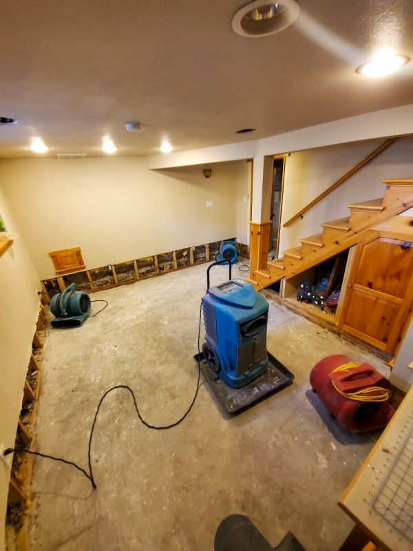Crawl Space Water Remediation detail