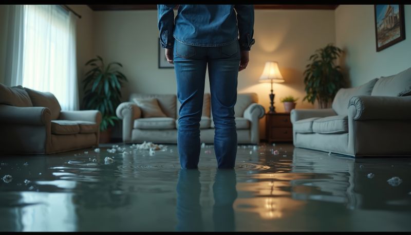 Flood Damage Cleanup detail
